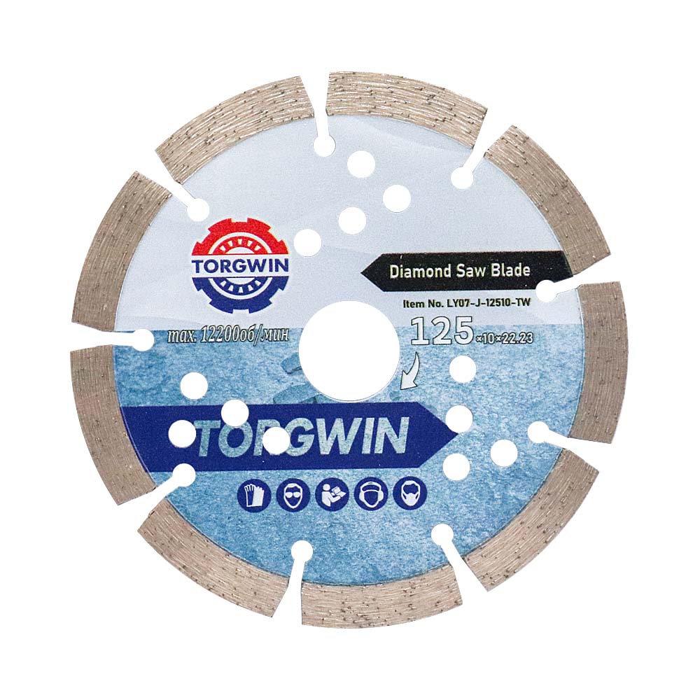 Cuchilla de sierra de diamante segmentada de 125 mm para hormigón Cuchilla de sierra de diamante segmentada de 125 mm para hormigón
