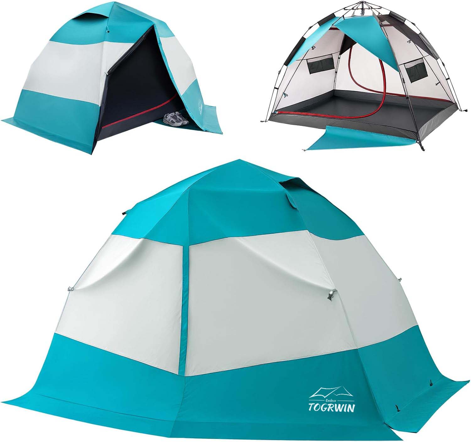 Tienda de campamento Torgwin 2 Persona, impermeable y apagón de doble capa